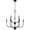 Quoizel Blanche Chandelier BLA5027MBK